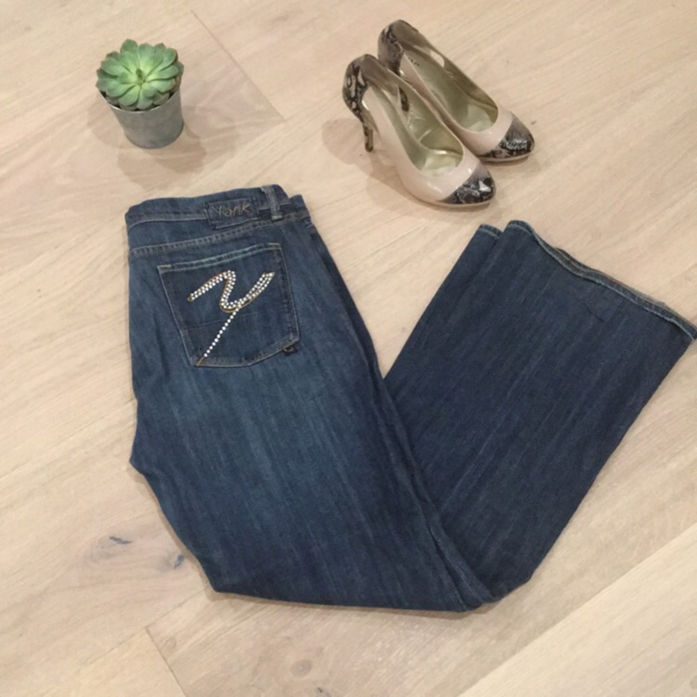 Wide Leg Denim Jeans
